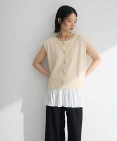 Green Parks 裾プリーツタンクトップ