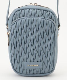 LA BAGAGERIE ランダムプリーツショルダーバッグ タテ