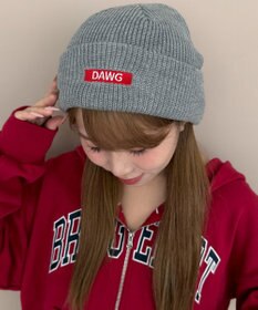 WEGO 【ユニセックス着用ITEM】ロゴショートビーニー