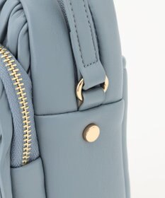 LA BAGAGERIE ランダムプリーツショルダーバッグ タテ