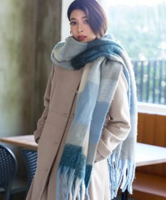 Tiaclasse L 【ウール95%】ノーカラー包みボタンAラインコート