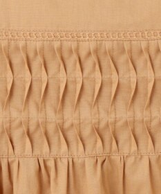 23区 【WEB&一部店舗限定】コットンローン ピンタック フレア ブラウス