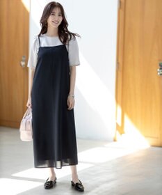 ANY SIS 【接触冷感・速乾・UVカット・洗える】スイートクール キャミワンピース