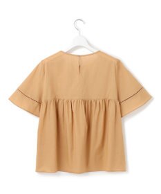 23区 【WEB&一部店舗限定】コットンローン ピンタック フレア ブラウス