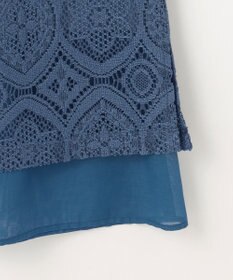 J.PRESS LADIES S 【洗える】ジャカードレース ナロースカート