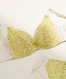 une nana cool さあわたし レース 脇高ブラジャー MADE WITH LIBERTY FABRIC