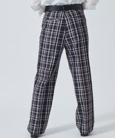 WEGO 【SCHOOL ITEM】スクールチェックスリムスラックス