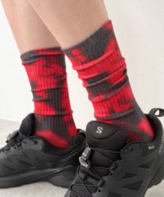 WEGO タイダイプリントソックス