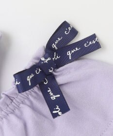 ANY KIDS 刺繍 オン・オフショルダー Tシャツ