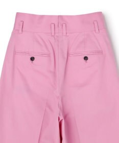 uncrave コットンクロスプレーン ワイドトラウザー