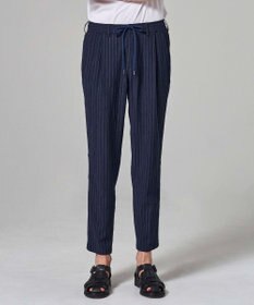 JOSEPH HOMME 【新素材】エアリッジストレッチ ドロスト付タック入りテーパードパンツ / PEGG TUCK