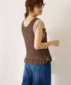 AMERICAN HOLIC 【前後2WAY】フリンジショートベスト