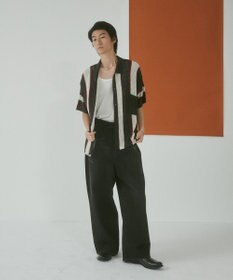 WEGO メッシュストライプニットカーディガン（SS）