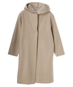 Green Parks フード付き裏ボアロングコーディガン