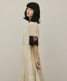 GRACE CONTINENTAL カフタンシフォンワンピース