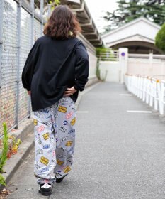 WEGO 【ウエストゴム/手洗い可】ナイロン　トラックパンツ