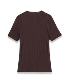 JOSEPH 【洗える】サティニーリブ　ショートスリーブニット