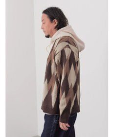 CRAFT STANDARD BOUTIQUE 【男女兼用】アーガイル柄カーディガン