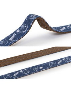 PET PARADISE スヌーピー リード 《デニム風》 ＳＳ～Ｓ 小型犬