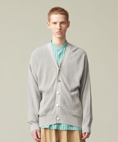 J.PRESS YORK STREET 【UNISEX】Vネックコットン カーディガン