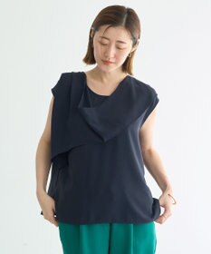 YECCA VECCA ドレープブラウス