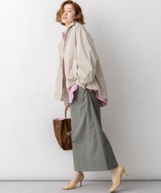 23区 2WAY ストレッチタフタ ボリュームスリーブブルゾン