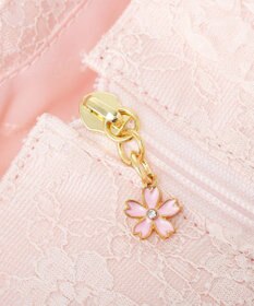 Maison de FLEUR 桜フリルハンドルスクエアトートMバッグ
