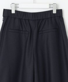 自由区 【洗える】ウォッシャブルウールサキソニーキュロット パンツ