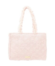 Maison de FLEUR 桜フリルハンドルスクエアトートMバッグ