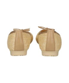 Bridget Birkin ＜3E＞【Bridget Birkin Walk】ラメパナマ調バレエパンプス