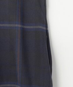 J.PRESS LADIES L 【洗える】テトロンレーヨン/ウール milledタータン ワンピース