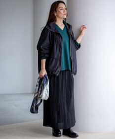 23区 L 【Lサイズ限定/洗える】ヴィスコースストレッチ Ｖネック ニット