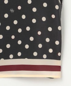 自由区 【アンサンブル対応・洗える】ポルカドットプリント プルオーバー