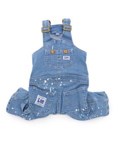 PET PARADISE Ｌｅｅ ペイント デニム オーバーオール 中型犬 大型犬