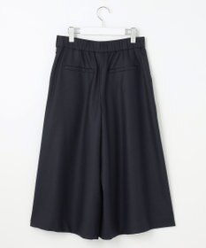 自由区 【洗える】ウォッシャブルウールサキソニーキュロット パンツ