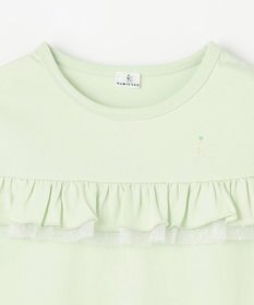 組曲 KIDS 【UVケア】【110-140㎝】フレアラッフル Tシャツ