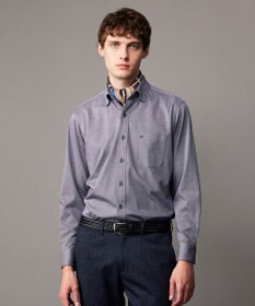 JOSEPH ABBOUD 【ジャージーシャツで快適な着心地】コンパクトジャージー バーズアイ シャツ