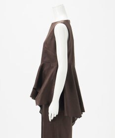 23区 【エステータ】チンツリネン ペプラム ブラウス