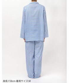 Wing パジャマ 綿100%(本体) 3Lまで対応 大きいサイズ 長袖 長ズボン レディース EP1003 ウイング／ワコール