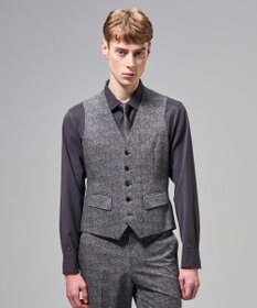 JOSEPH HOMME 新色【３ピース対応】クールドッツストレッチ　ジレ