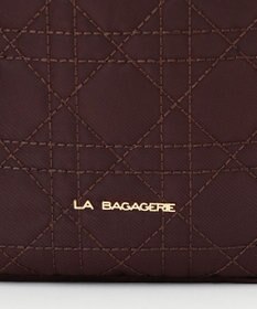 LA BAGAGERIE グリッドキルティングショルダー
