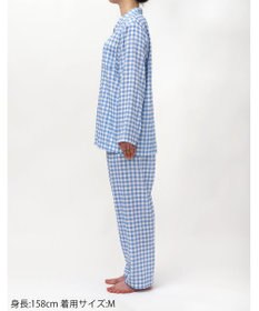 Wing パジャマ 綿100%(本体) 3Lまで対応 大きいサイズ 長袖 長ズボン レディース EP1003 ウイング／ワコール