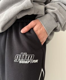 WEGO 【ウエストゴム】パイピングスウェットパンツ