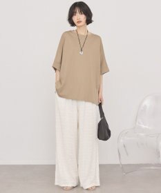 AMERICAN HOLIC 異素材コクーンプルオーバー