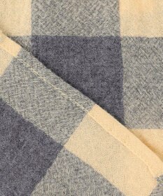 BEIGE， HOBBS / ウールチェックカシュクールブラウス