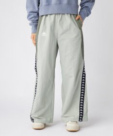 OP／FILA 【Kappa】 ワイドシルエット バンダナイロントラックパンツ