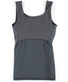 Wing カップ付きタンクトップ ラク きれいなバストシルエット 綿混(身生地) 【シンクロブラトップ】 リブタイプ ブラトップ ET1173 ウイング／ワコール