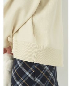 earth music&ecology アンチピリングバックスリットプルオーバー