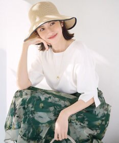 ANY SIS 【接触冷感・UVカット・洗える】ビューティクールボートネック プルオーバー