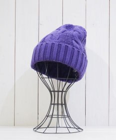 石田製帽 〈新色追加！〉カシミヤニット アラン編みワッチN ニット帽